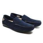 Fluchos mocassin blauw nubuck 7149